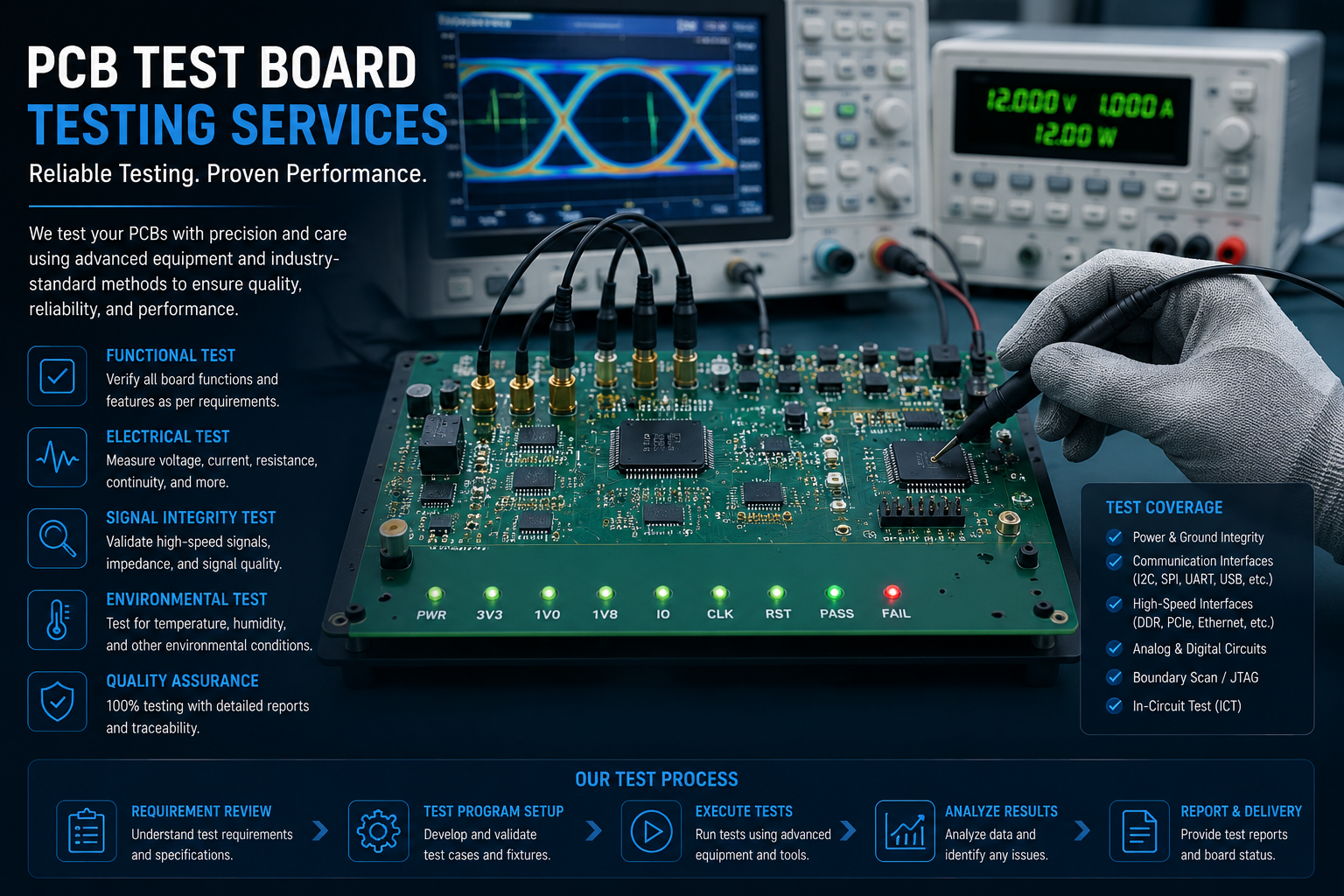 Semiconductor Test Board Design Layout