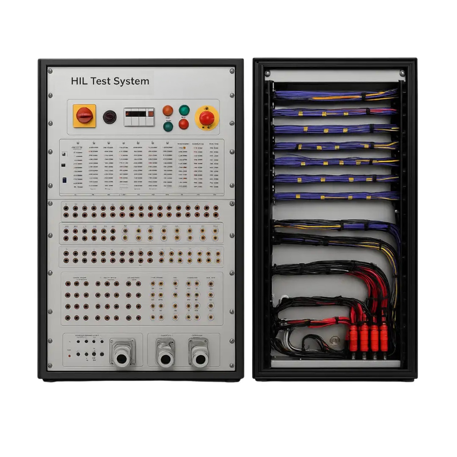 HiL Custom System Rack Array View
